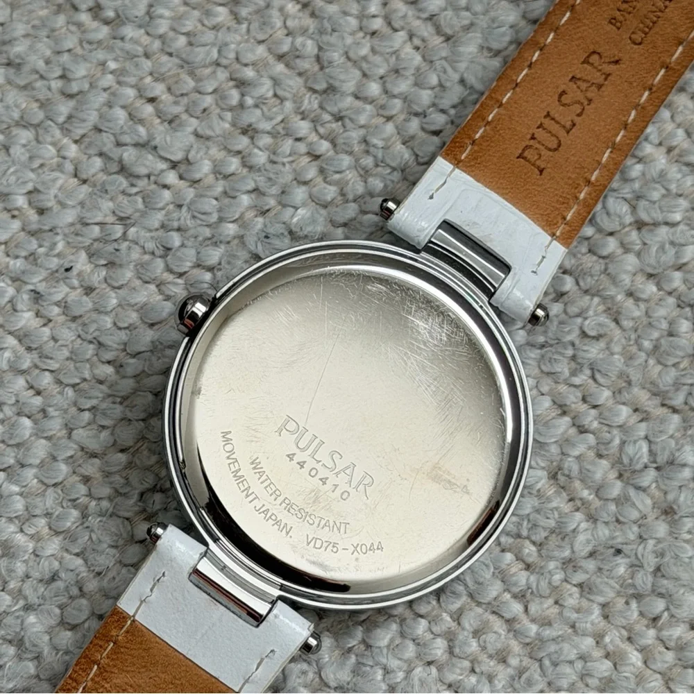 Pulsar watch featuring